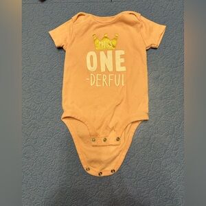 First birthday onesie